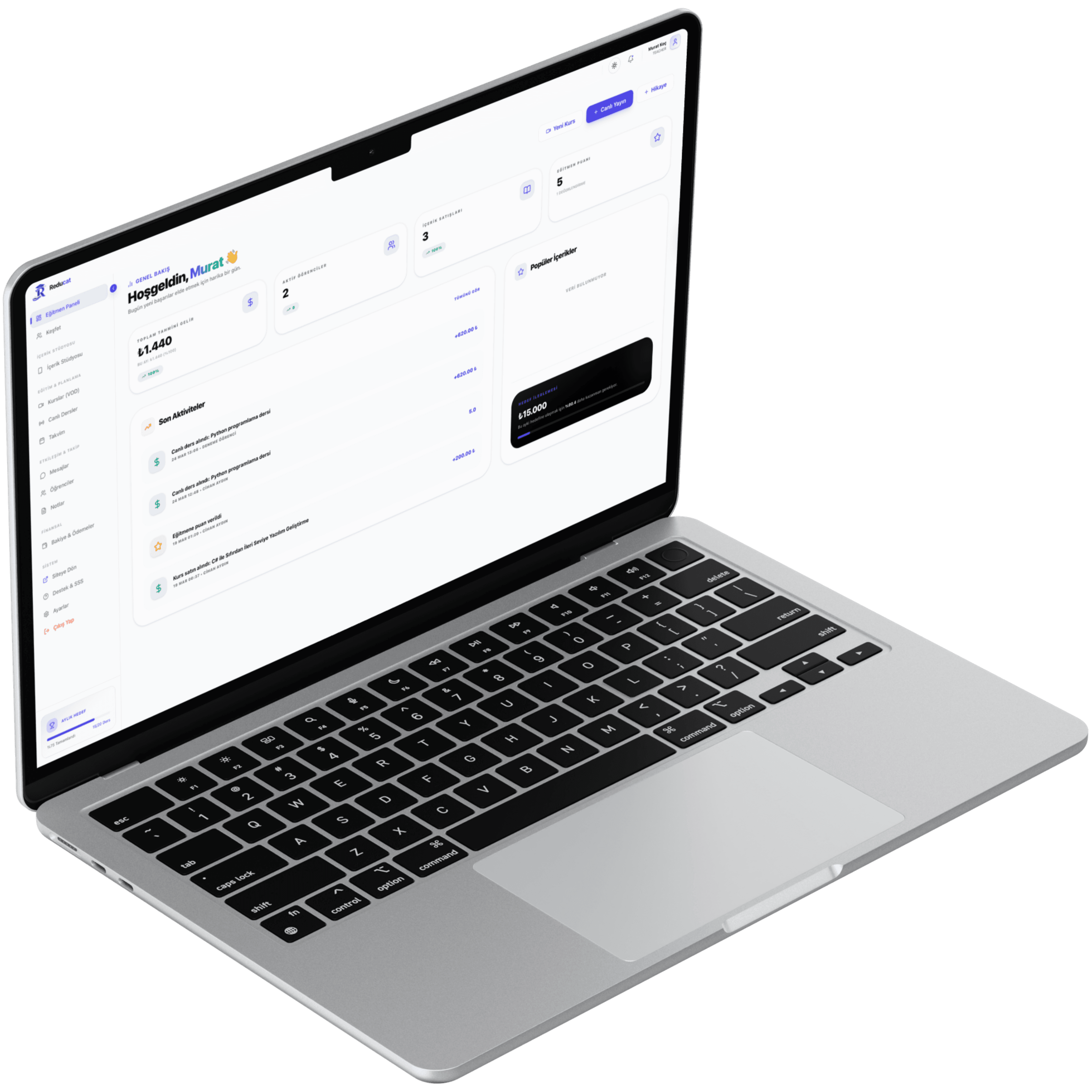 Reducat Platform Laptop